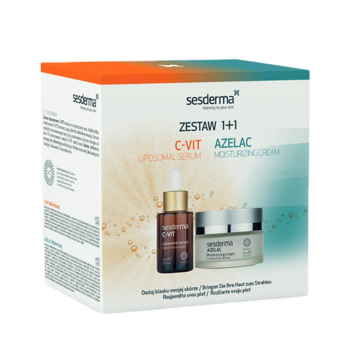 Sesderma Zestaw: Azelac Krem + C-VIT Serum 50ml + 30 ml