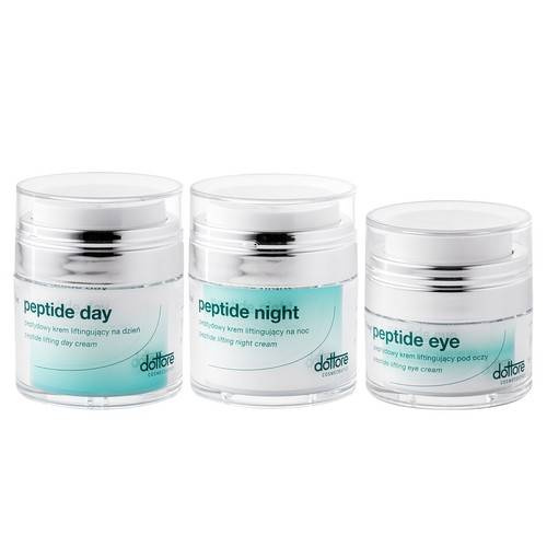 Dottore kuracja peptide - Peptydowa kuracja liftingująca zestaw: dzień, noc, oko, 50+50+15 ml