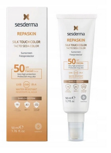 Sesderma Repaskin koloryzujący fotoprotektor liposomowy SPF50 do twarzy, 50ml